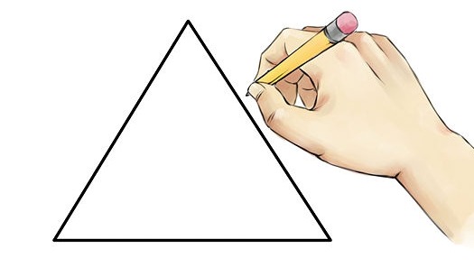 cách vẽ tam giác cân