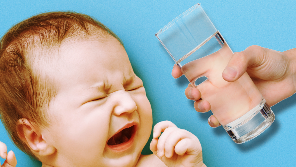 có nên cho trẻ sơ sinh uống nước, trẻ sơ sinh uống nước được không