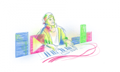 Google Doodle kỷ niệm sinh nhật lần thứ 32 của Tim Bergling (Avicii)