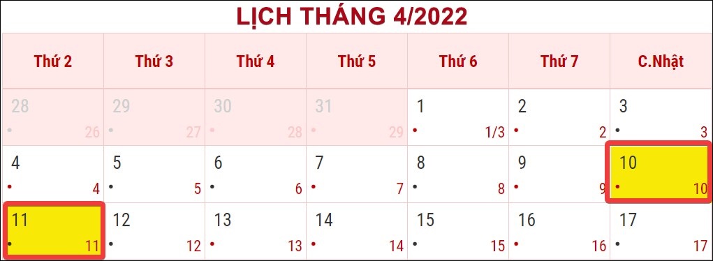 Lịch nghỉ tết Nguyên Đán 2022, lịch nghỉ lễ năm 2022, lịch nghỉ tết âm lịch 2022