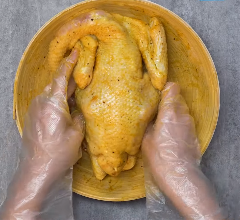 Cách làm gà ủ muối hoa tiêu, làm gà ủ muối hoa tiêu, Cách làm gà ủ muối