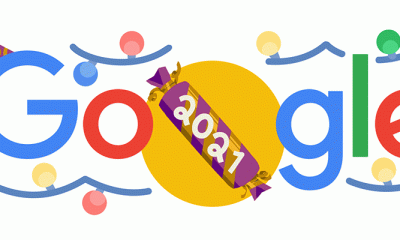 Google Doodle ngày 31/12: Chào đón giao thừa 2022