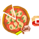 Google Doodle (6/12) tôn vinh bánh Pizza với trò chơi tương tác thú vị