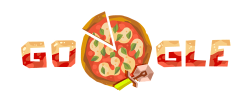 pizza, lịch sử pizza, tôn vinh pizza, google Doodle, google Doodle pizza