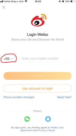 cách đăng ký Weibo, hướng dẫn cách đăng ký weibo, weibo là gì, đăng ký weibo