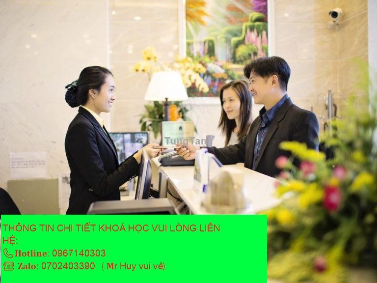 Đào tạo chứng chỉ nghiệp vụ lể tân_buồng phòng_quản trị khách sạn - Tung Tăng