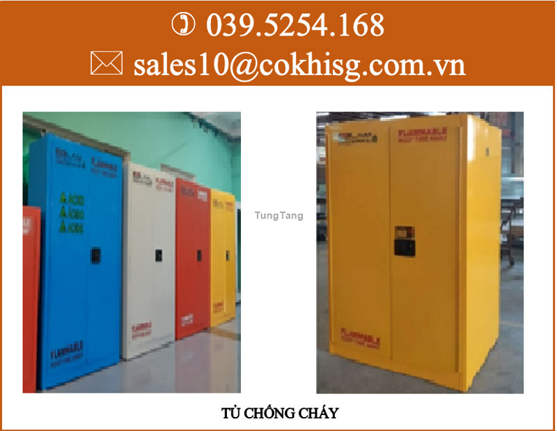 tủ chống cháy chuẩn ISO - Tung Tăng