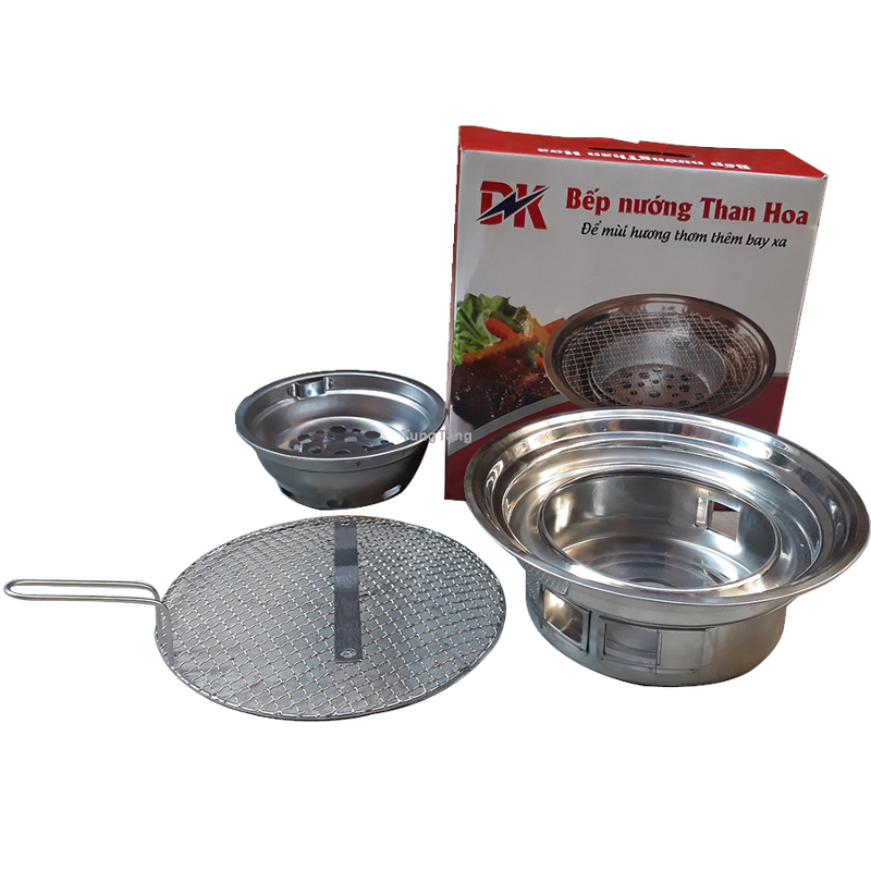 HCM : Bếp nướng than lắp âm bàn cho quán nướng, nhà hàng DK - Tung Tăng