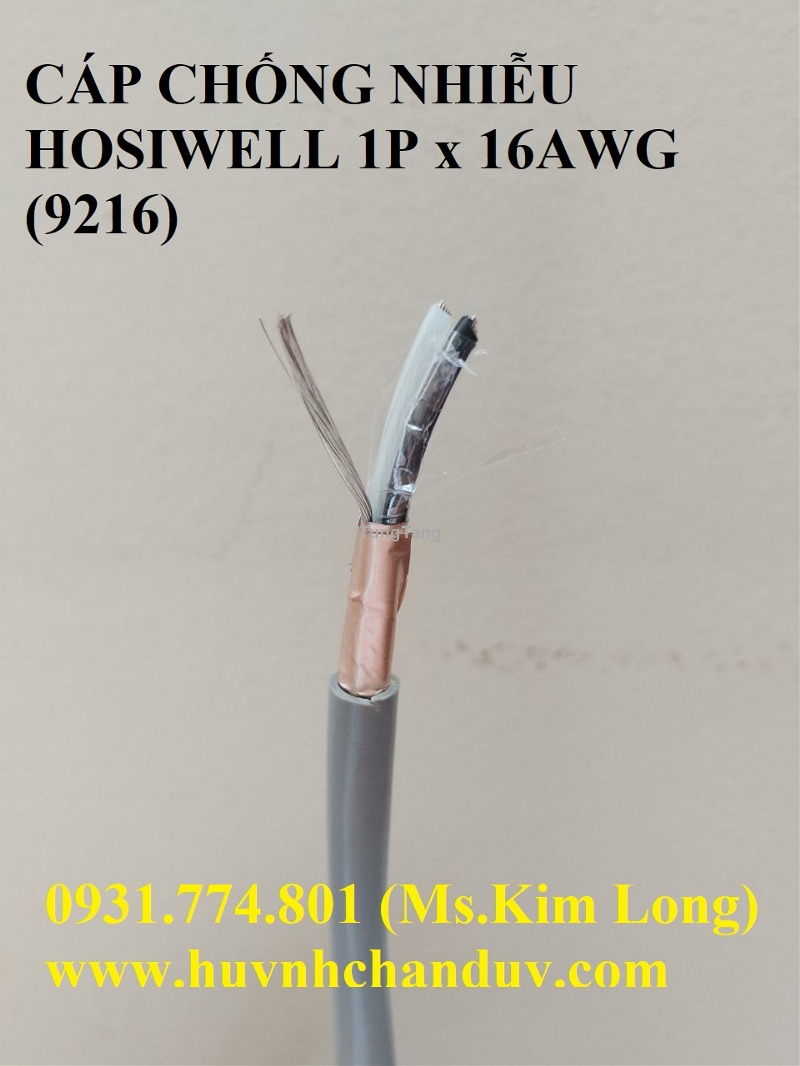 Cáp tín hiệu vặn xoắn chống nhiễu Hosiwell 1Px16AWG
