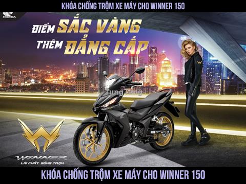 Khóa chống trộm xe máy Winner 150 Honda - Tung Tăng