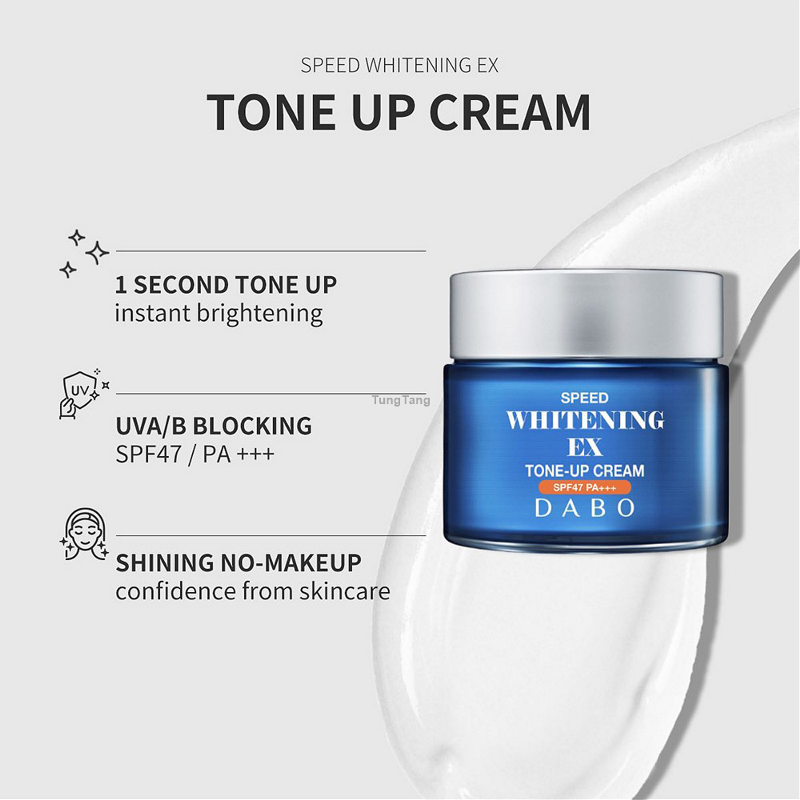 Kem dưỡng trắng da nhanh, nâng tone, ngừa nám Dabo Speed Whitening Ex Tone-Up Cream - Tung Tăng