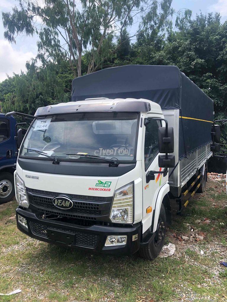 Xe tải Veam Vt751 tải 7 tấn, thùng 6,1, máy cơ Hyundai.. - Tung Tăng