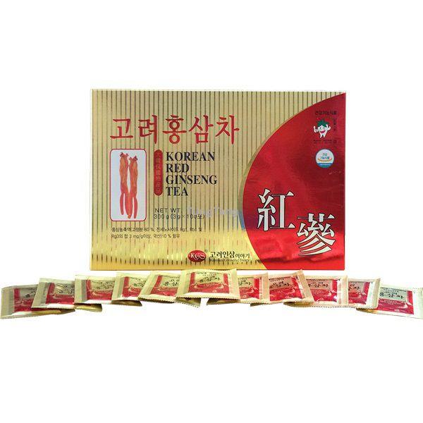 Trà hồng sâm Hàn Quốc KGS hộp 100 gói - Tung Tăng