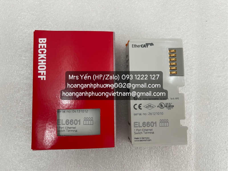 EL6601 | Cổng chuyển mạch Ethernet | Beckhoff | Hoàng Anh Phương - Tung Tăng