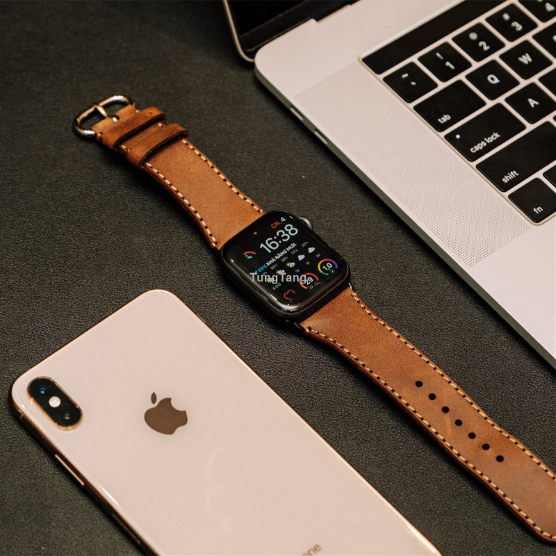 [Mã ELMS5TR giảm 5% đơn 5TR] Đồng hồ Apple Watch Series 5 Thép gold 44 - Tung Tăng