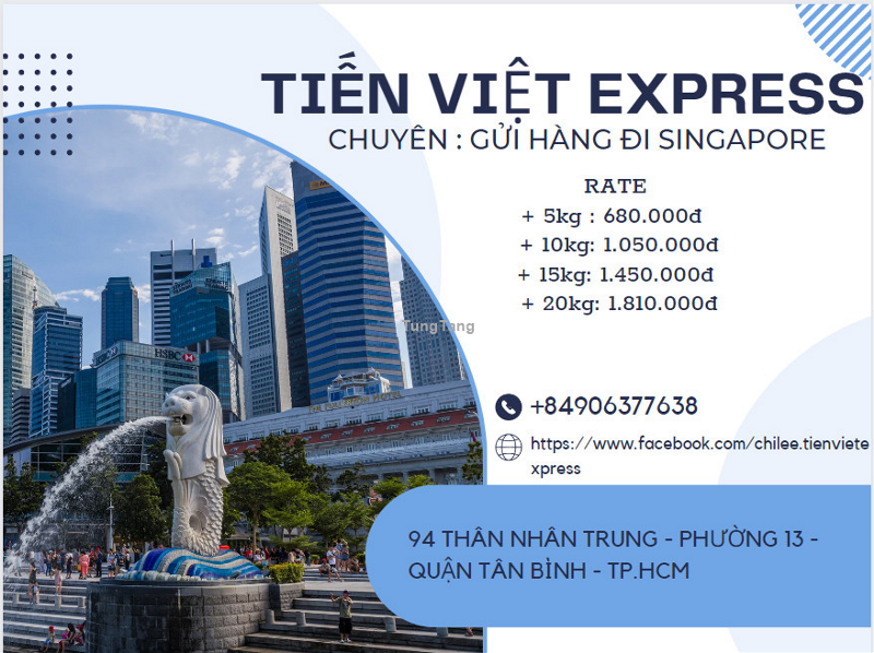 👉Gửi hàng đi Singapore tại Tiến Việt Express👈
