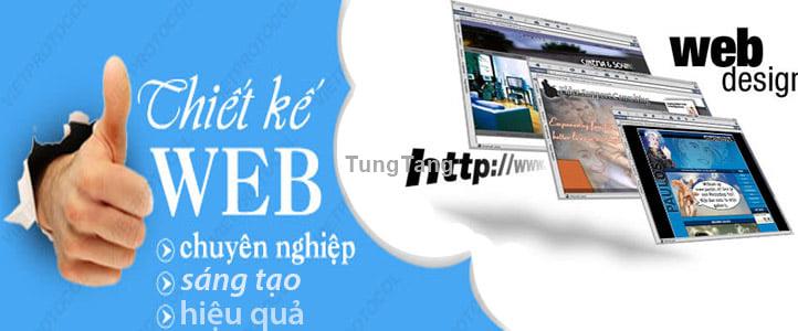 Thiết kế Website cho tất cả các lĩnh vực kinh doanh - Tung Tăng