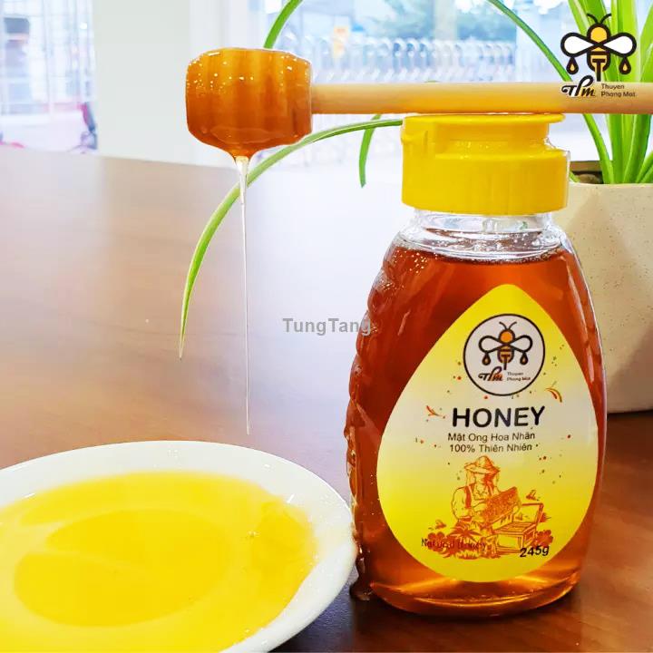 Mật ong hoa nhãn Thuyên Phong Mật 245g -Nguyên chất 100% từ thiên nhiên - Tung Tăng