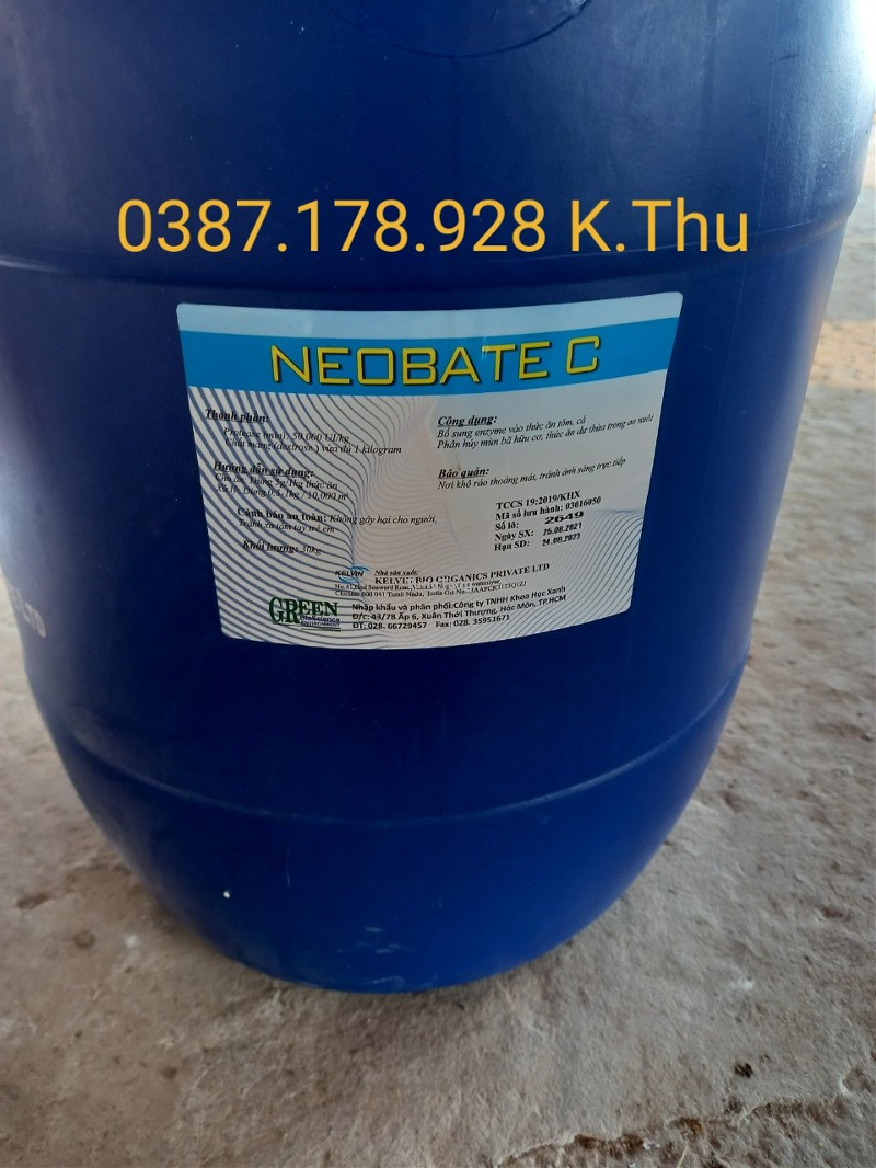 NEOBATE C Enzyme xử lý nước, nhớt bạt, hỗ trợ tiêu hoá