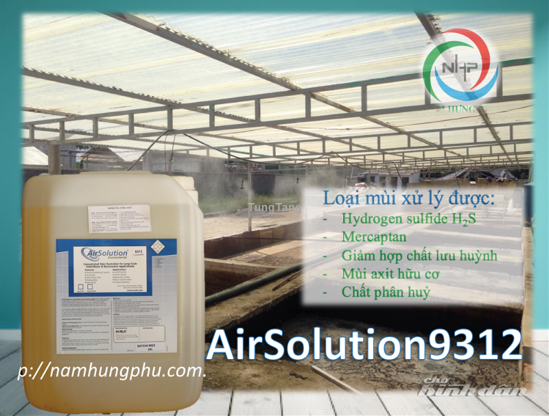 Giải pháp xử lý mùi hôi trạm nước thải Airsolution 9312