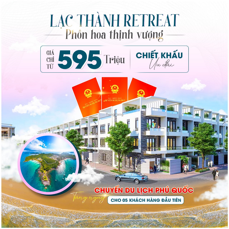 Mở 10 lô KDC Lạc Thành Retreat Trung Tâm Điện Bàn , giá chỉ từ 595 triệu.