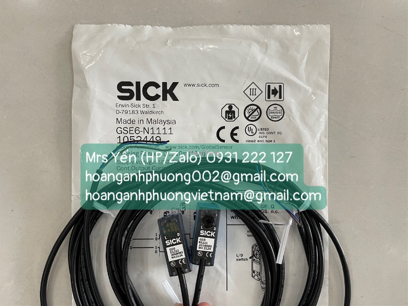 Nhận báo giá cảm biến Sick các dòng | GSE6-N1111