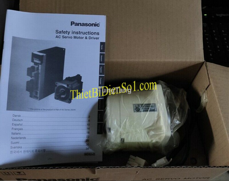 Servo motor Panasonic MQMA042C1B -Cty Thiết Bị Điện Số 1 - Tung Tăng