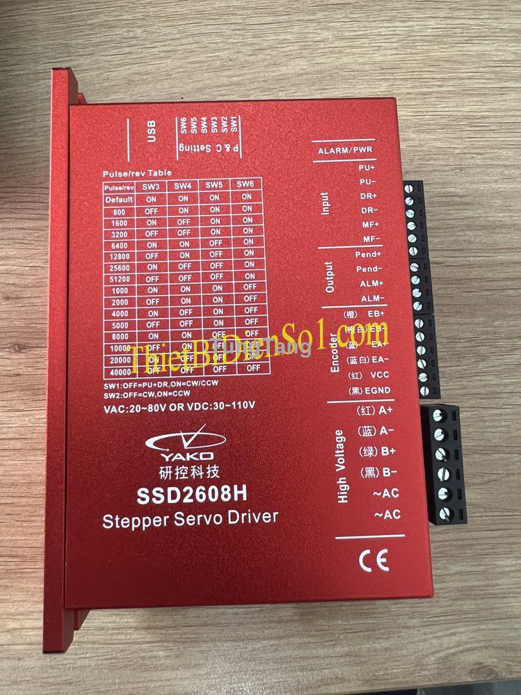 Bộ điều khiển servo Yako SSD2608H - Cty Thiết Bị Điện Số 1 - Tung Tăng