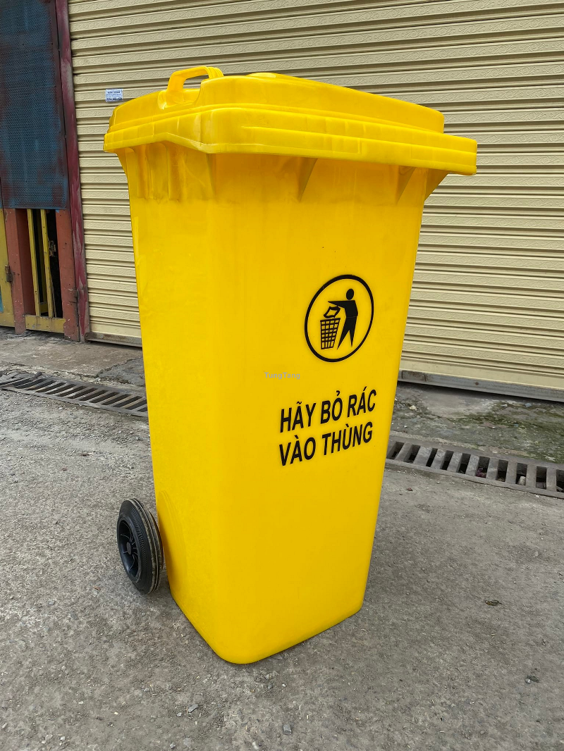 Cung cấp thùng rác công cộng các loại 40 lit, 60 lít, 120 lít, 240 lít, 660 lít 0911041000 - Tung Tăng