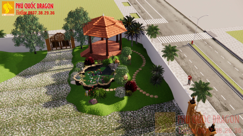 Thiết kế sân vườn đẹp ở Hồ Chí Minh 0937382936 - Tung Tăng