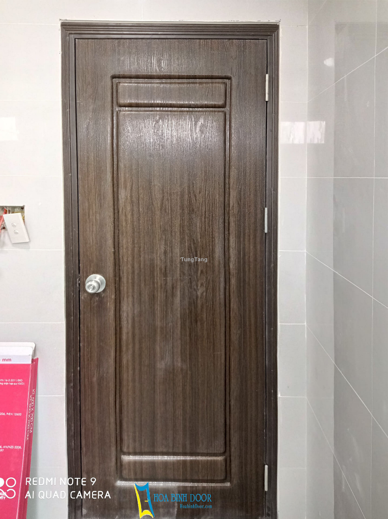 Mẫu cửa nhựa Đài Loan đúc | Cửa vệ sinh giả gỗ - Tung Tăng