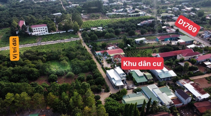bán lô đất 142mv, cạnh trường học, đường ĐT769 đi sân bay - Tung Tăng
