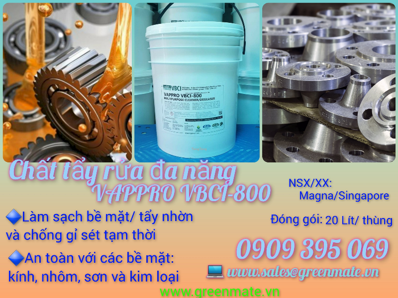 Chất tẩy rửa đa năng VAPPRO VBCI 800 - Tung Tăng