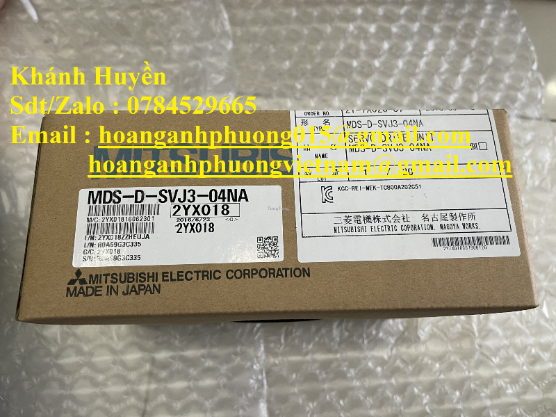 Bộ servo mitsubishi MDS-D-SVJ3-04NA hàng nhập khẩu 100% - Tung Tăng
