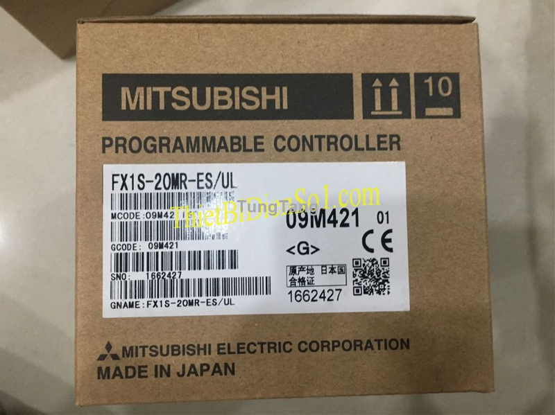 Bộ lập trình PLC Mitsubishi FX1S-20MR-ES/UL -Cty Thiết Bị Điện Số 1