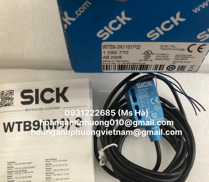 Nhập khẩu | cảm biến quang | Sick WTB9-3N1161P02 - Tung Tăng