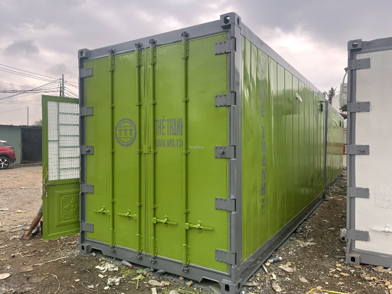 Container văn phòng 20feet làm từ vỏ lạnh chuẩn xuất nhập khẩu - Tung Tăng