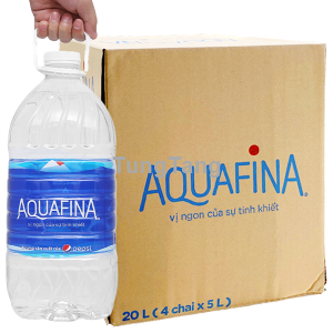 Bình nước Aquafina 5L tiện lợi, dễ sử dụng. Giao hàng tận nơi miễn phí toàn TP Vũng Tàu - Tung Tăng