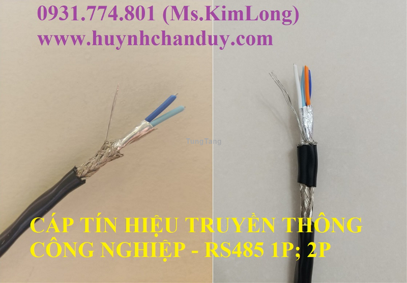 Cáp tín hiệu truyền thông công nghiệp RS485 22-24AWG - Tung Tăng