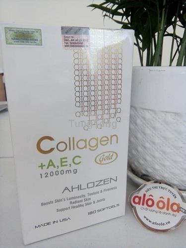 Viên uống collagen AEC 12000mg chính hãng nhập khẩu từ Mỹ - Tung Tăng